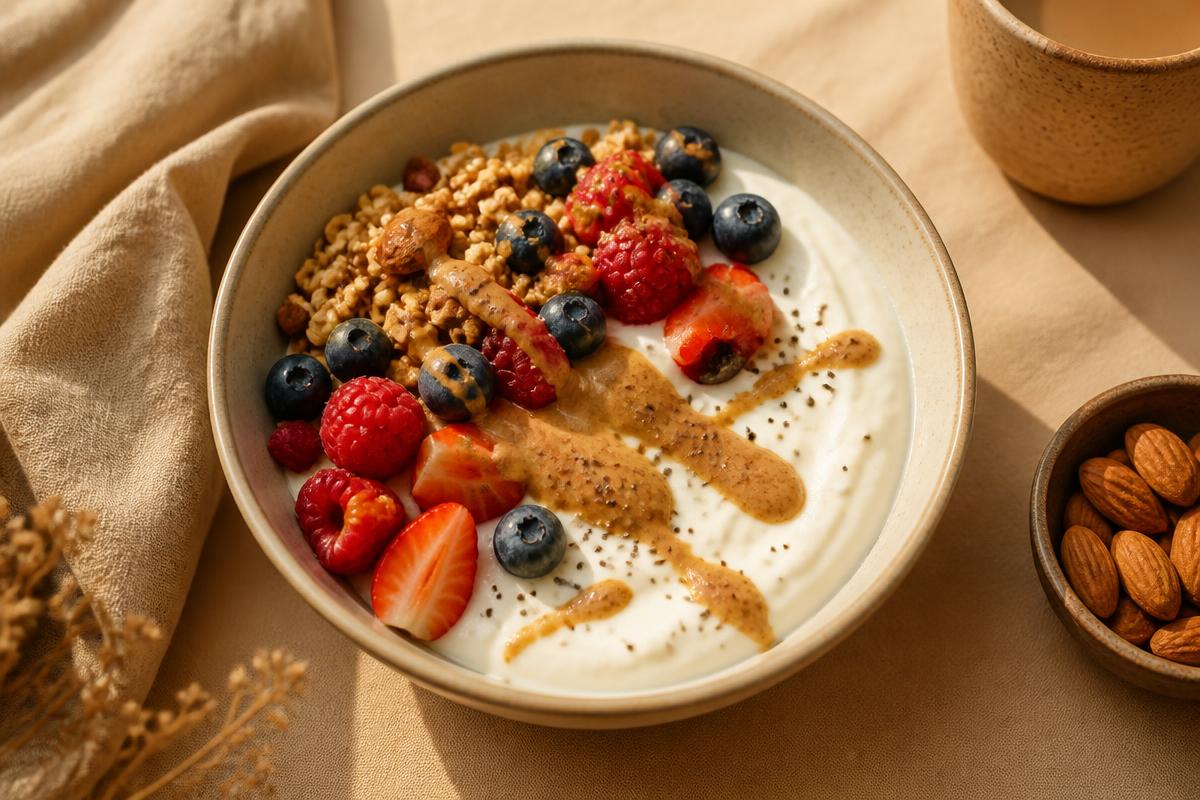 Greek yogurt bowl
